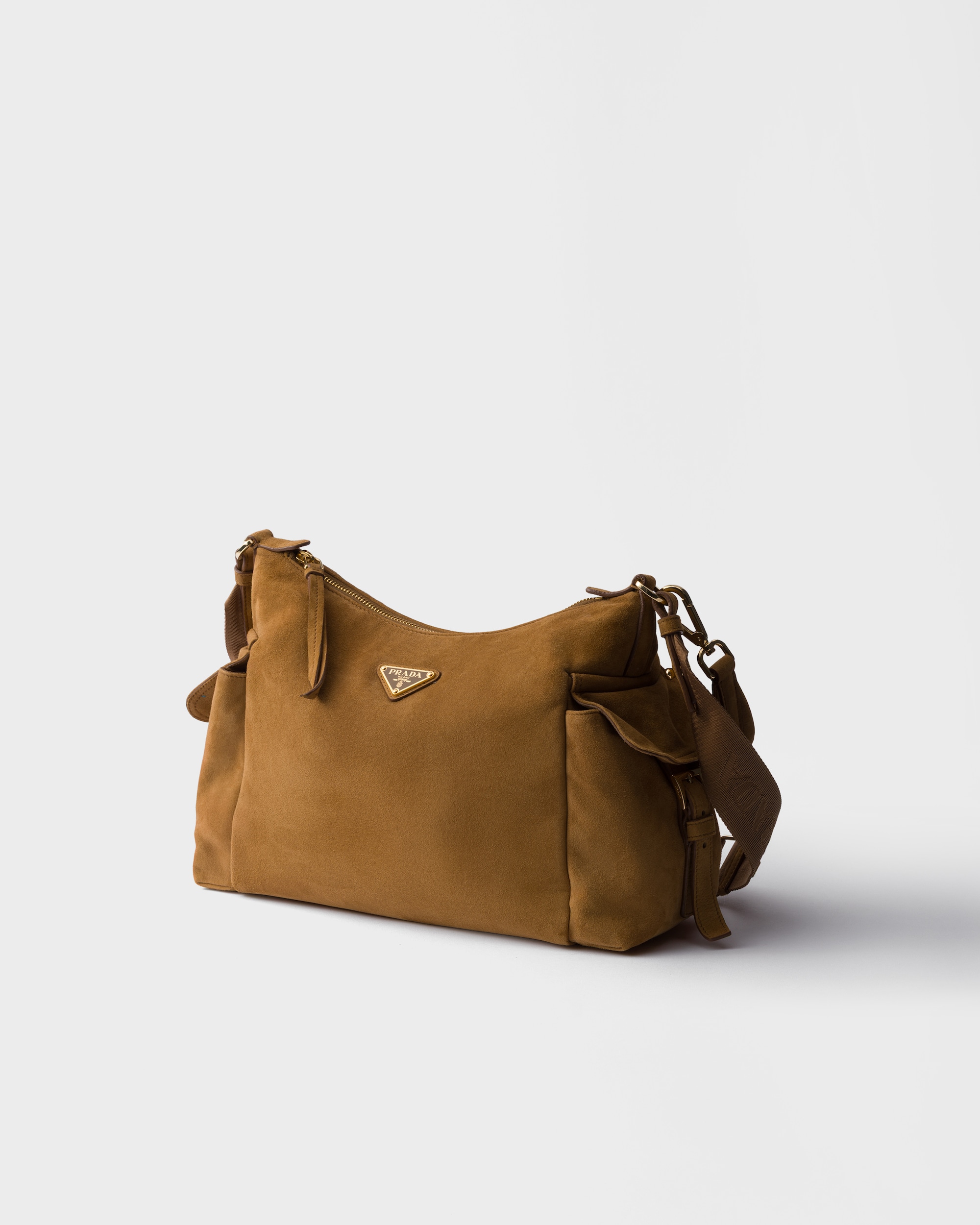 Large Prada Explore suede bag - Image 8